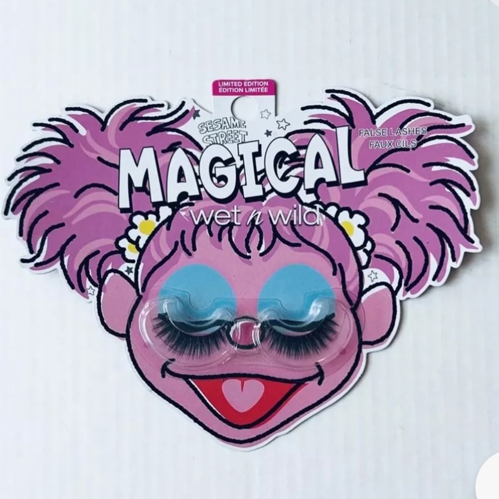 40. Sesame Street limited edition wet n wild false eye lashes set in cute pack